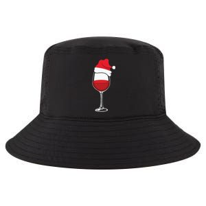 Christmas Wine Glasses Santa Hat Cool Comfort Performance Bucket Hat