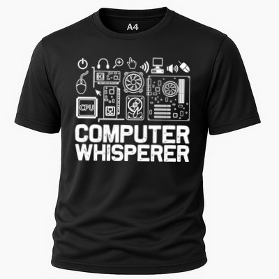 Computer Whisperer Gift It Nerds Geek Great Gift Cooling Performance Crew T-Shirt