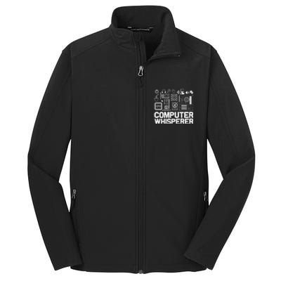 Computer Whisperer Gift It Nerds Geek Great Gift Core Soft Shell Jacket