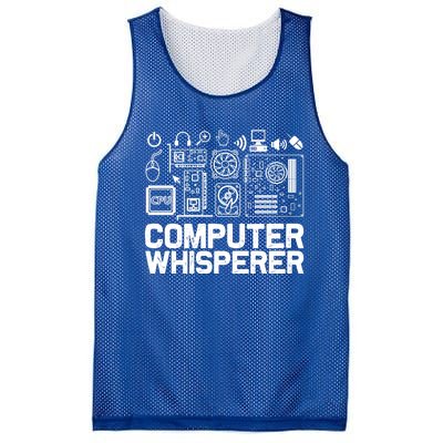 Computer Whisperer Gift It Nerds Geek Great Gift Mesh Reversible Basketball Jersey Tank