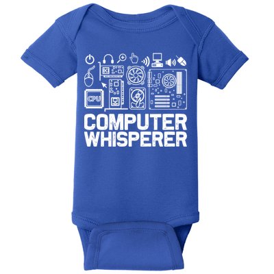 Computer Whisperer Gift It Nerds Geek Great Gift Baby Bodysuit