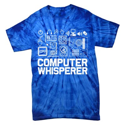 Computer Whisperer Gift It Nerds Geek Great Gift Tie-Dye T-Shirt