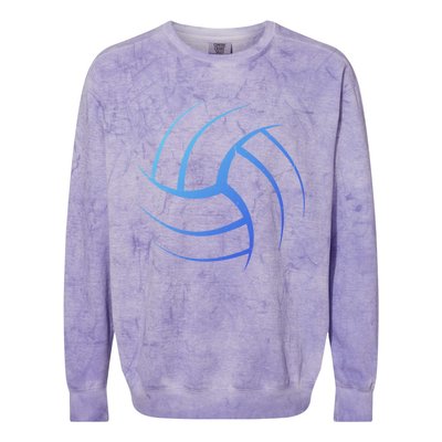 Cute White Graphic Art Volleyball Unique Meaningful Gift Colorblast Crewneck Sweatshirt