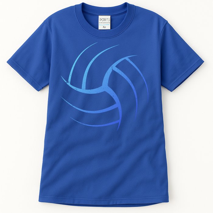 Cute White Graphic Art Volleyball Unique Meaningful Gift Tall T-Shirt