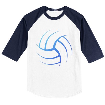 Cute White Graphic Art Volleyball Unique Meaningful Gift Baseball Sleeve Shirt