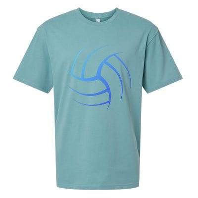 Cute White Graphic Art Volleyball Unique Meaningful Gift Sueded Cloud Jersey T-Shirt