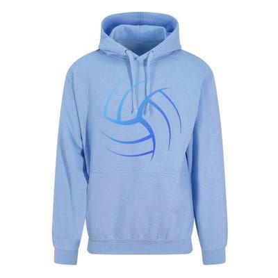 Cute White Graphic Art Volleyball Unique Meaningful Gift Unisex Surf Hoodie