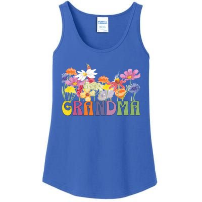 Cute Wildflowers Grandma Design For Grandmothers We Love Gift Ladies Essential Tank