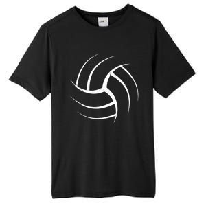 Cute White Graphic Art Volleyball Unique Meaningful Gift Tall Fusion ChromaSoft Performance T-Shirt