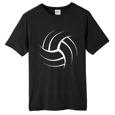 Cute White Graphic Art Volleyball Unique Meaningful Gift Tall Fusion ChromaSoft Performance T-Shirt