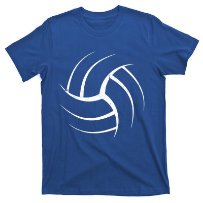 Cute White Graphic Art Volleyball Unique Meaningful Gift T-Shirt