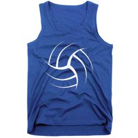 Cute White Graphic Art Volleyball Unique Meaningful Gift Tank Top