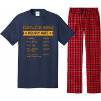 Construction Worker Hourly Rate Labour Day Foreman Pajama Set