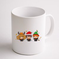 Cute Wizards Hogwarts Christmas Xmas Holiday Coffee Mug