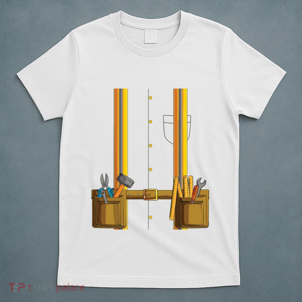 Construction Worker Halloween Costume For Boy Girl T-Shirt
