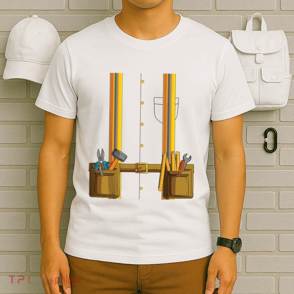Construction Worker Halloween Costume For Boy Girl T-Shirt