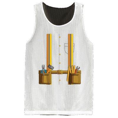 Construction Worker Halloween Costume For Boy Girl Mesh Reversible Basketball Jersey Tank