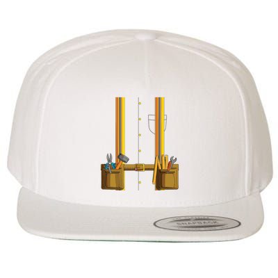 Construction Worker Halloween Costume For Boy Girl Wool Snapback Cap