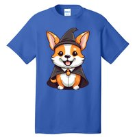 Corgi Witch Halloween Corgi Funny Gift Tall T-Shirt