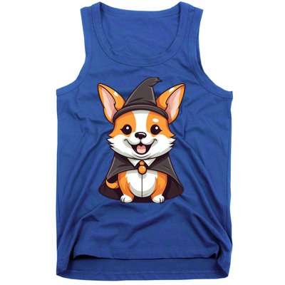 Corgi Witch Halloween Corgi Funny Gift Tank Top