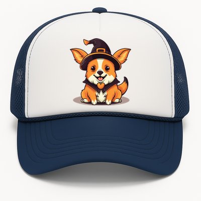 Corgi Witch Halloween Corgi Meaningful Gift Trucker Hat