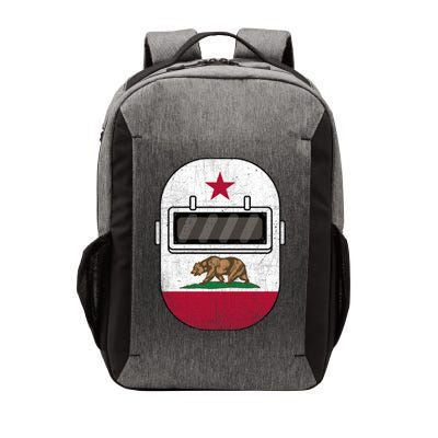 California Welders Helmet California Flag Welding Fabricator Funny Gift Vector Backpack