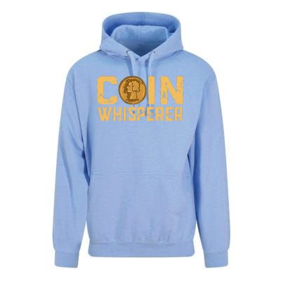 Coin Whisperer Humor Metal Detecting Treasure Hunt Hunter Unisex Surf Hoodie