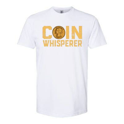 Coin Whisperer Humor Metal Detecting Treasure Hunt Hunter Softstyle CVC T-Shirt