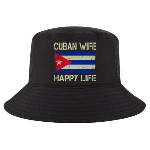 Cuban Wife Happy Life Cuba Flag Funny Husband Meaningful Gift Cool Comfort Performance Bucket Hat