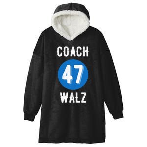 Coach Waltz Harris Waltz 2024 Coach Walz Hooded Wearable Blanket