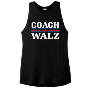 Coach Waltz Harris Waltz 2024 Election Kamala Harris Gift Ladies PosiCharge Tri-Blend Wicking Tank