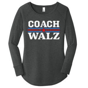 Coach Waltz Harris Waltz 2024 Election Kamala Harris Gift Women's Perfect Tri Tunic Long Sleeve Shirt