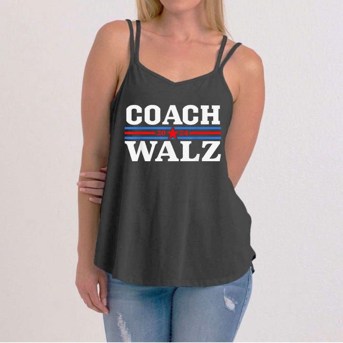 Coach Waltz Harris Waltz 2024 Election Kamala Harris Gift Women's Strappy Tank