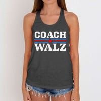 Coach Waltz Harris Waltz 2024 Election Kamala Harris Gift Women's Knotted Racerback Tank