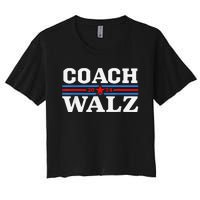 Coach Waltz Harris Waltz 2024 Election Kamala Harris Gift Women's Crop Top Tee