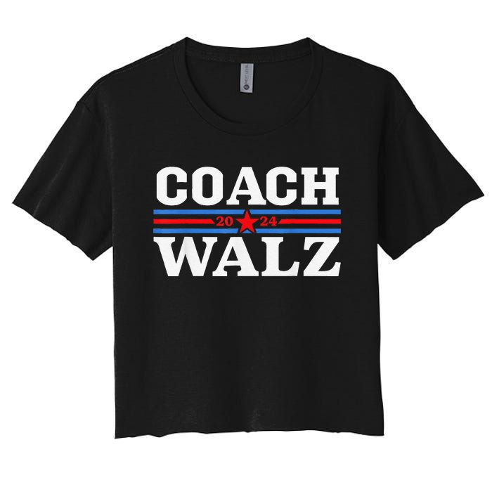 Coach Waltz Harris Waltz 2024 Election Kamala Harris Gift Women's Crop Top Tee