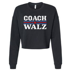 Coach Waltz Harris Waltz 2024 Election Kamala Harris Gift Cropped Pullover Crew