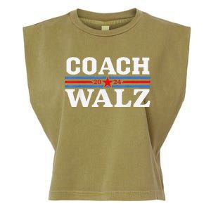 Coach Waltz Harris Waltz 2024 Election Kamala Harris Gift Garment-Dyed Women's Muscle Tee