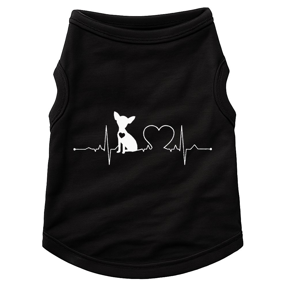 Chihuahua with Heartbeat - Chihuahua Doggie Tank