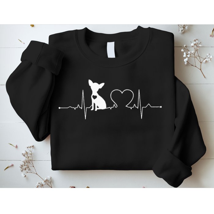 Chihuahua with Heartbeat - Chihuahua Sweatshirt