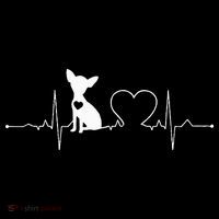 Chihuahua with Heartbeat - Chihuahua Youth Performance Sprint T-Shirt
