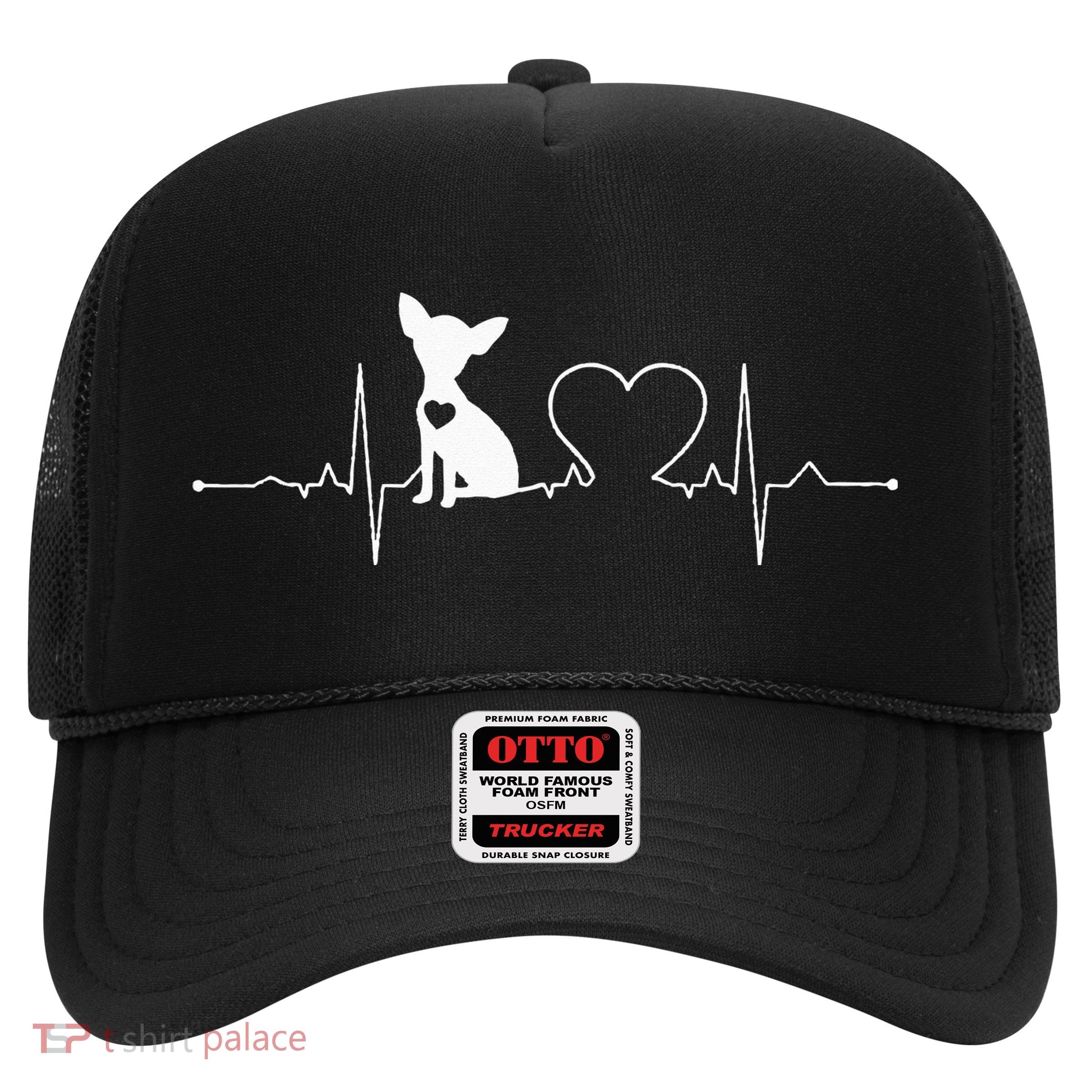 Chihuahua with Heartbeat - Chihuahua Trucker Hat
