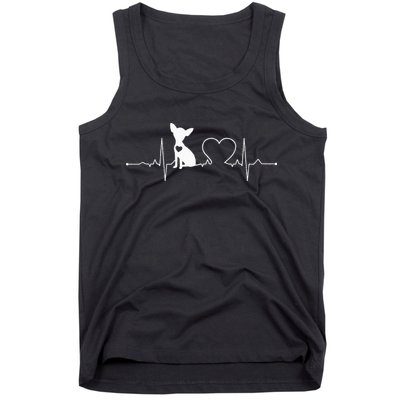 Chihuahua with Heartbeat - Chihuahua Tank Top