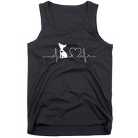 Chihuahua with Heartbeat - Chihuahua Tank Top