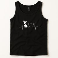 Chihuahua with Heartbeat - Chihuahua Tank Top