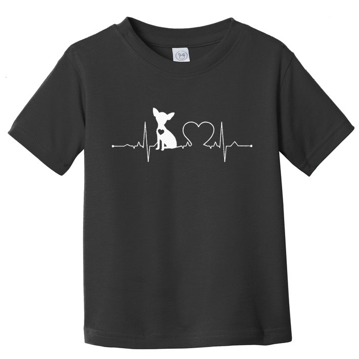 Chihuahua with Heartbeat - Chihuahua Toddler T-Shirt