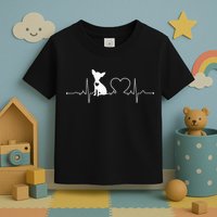 Chihuahua with Heartbeat - Chihuahua Toddler T-Shirt