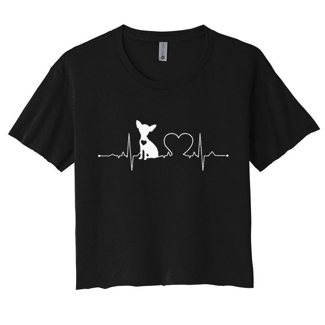 Chihuahua with Heartbeat - Chihuahua Crop Top