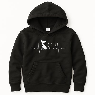 Chihuahua with Heartbeat - Chihuahua Kids Hoodie