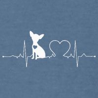 Chihuahua with Heartbeat - Chihuahua Garment-Dyed Sweatshirt